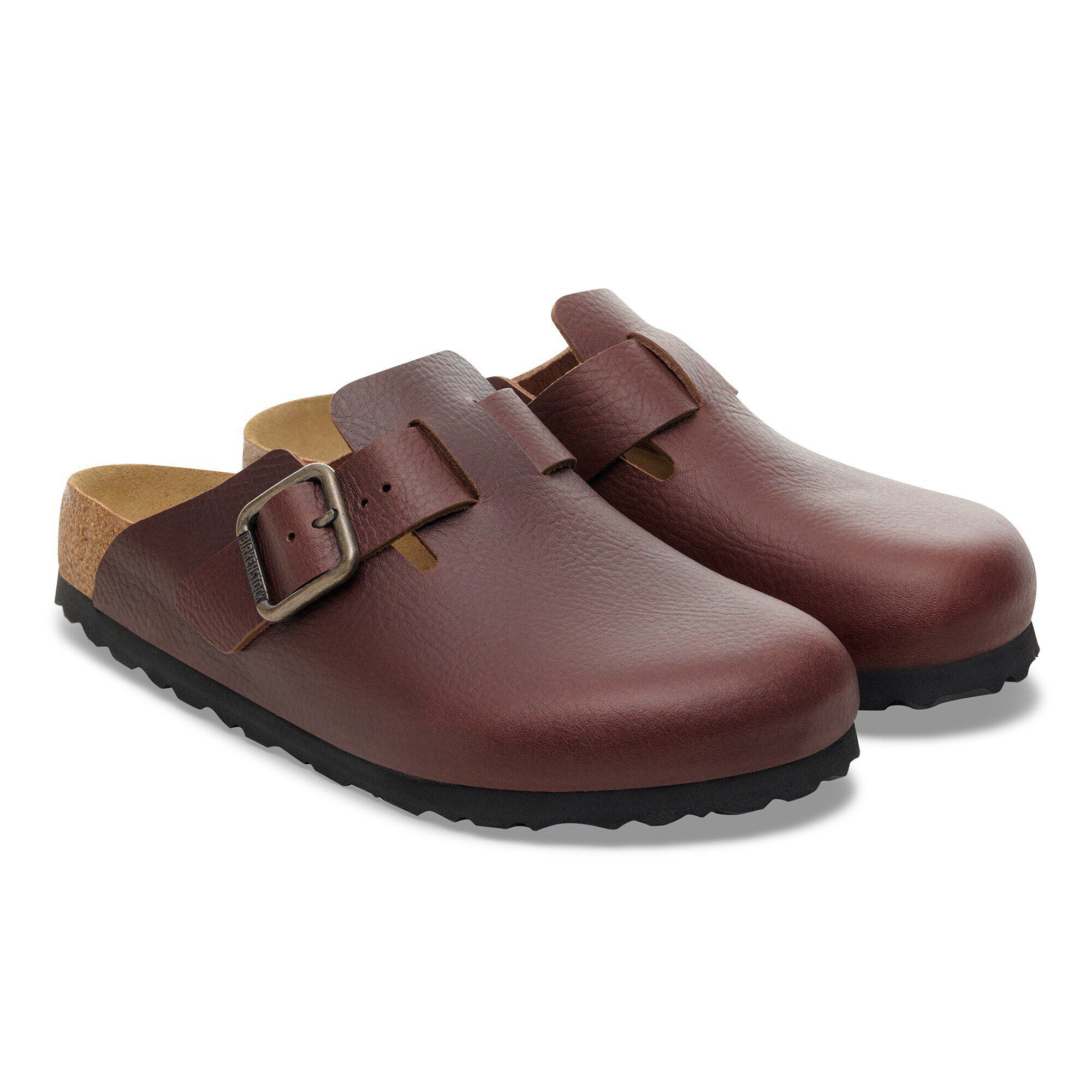 Fibbia in Metallo Boston Pelle Naturale