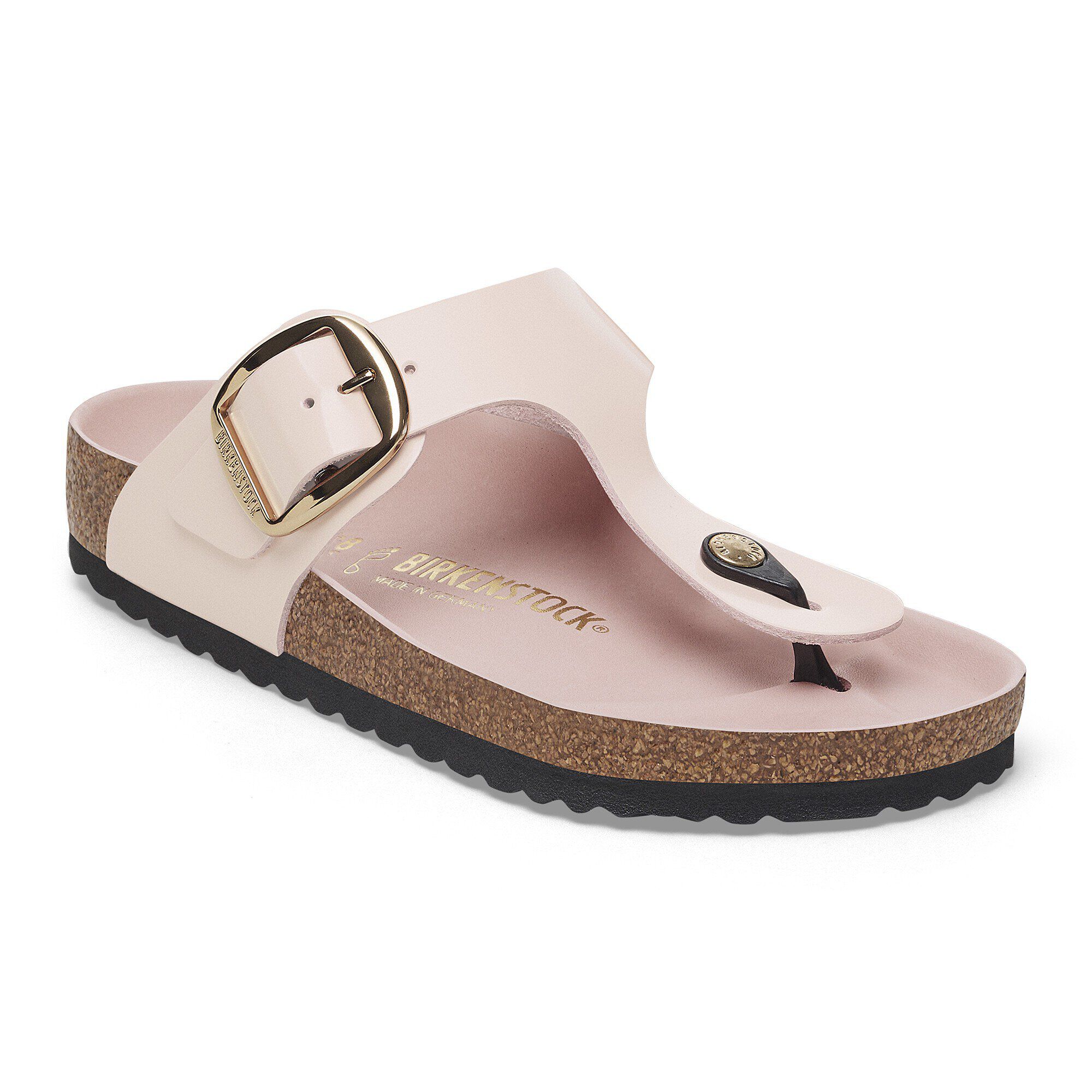 Gizeh Big Buckle Pelle Naturale Lucida