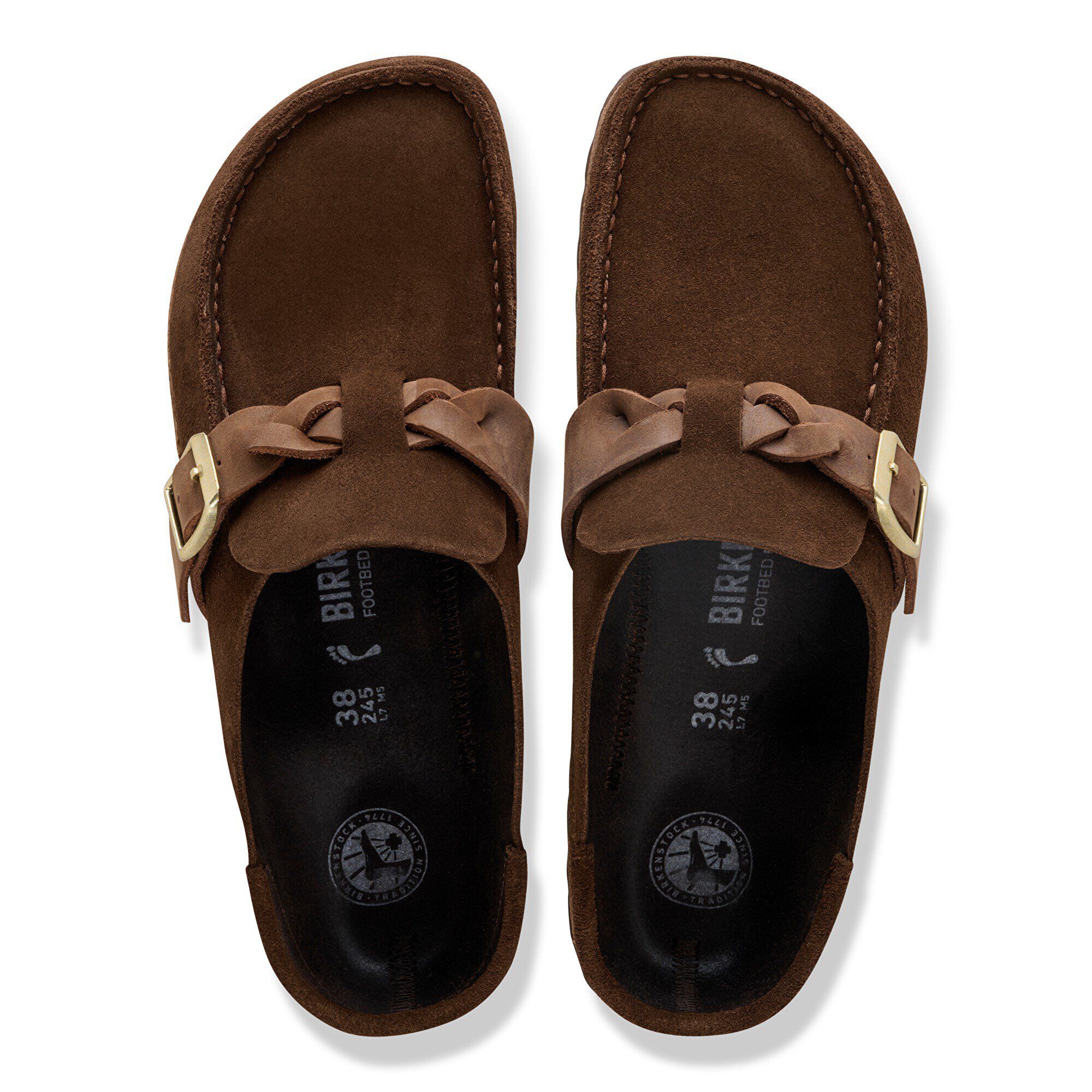 Buckley in Pelle di Suede Intrecciata