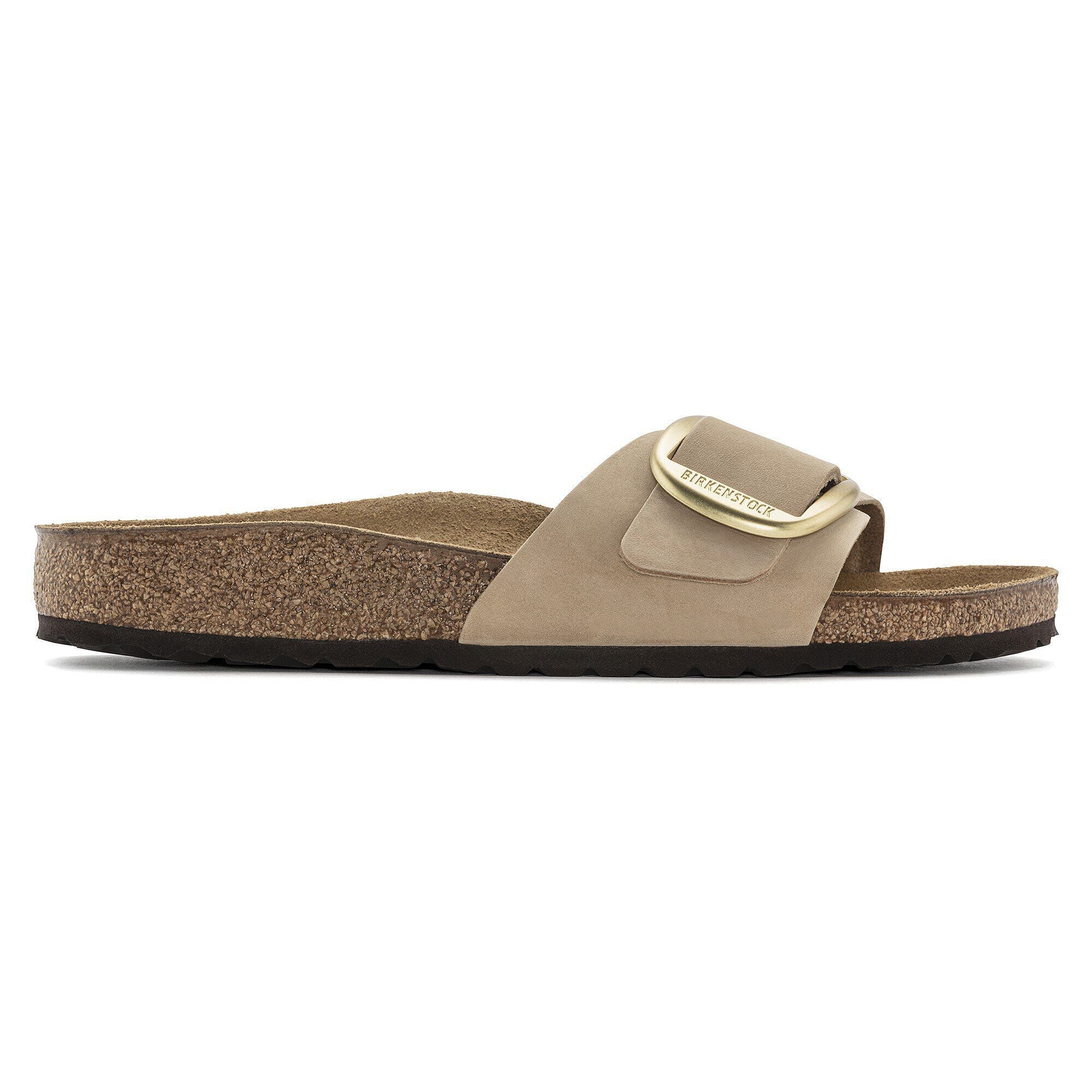 Birkenstock Madrid Cinturino Grande Pelle Nubuck Naturale