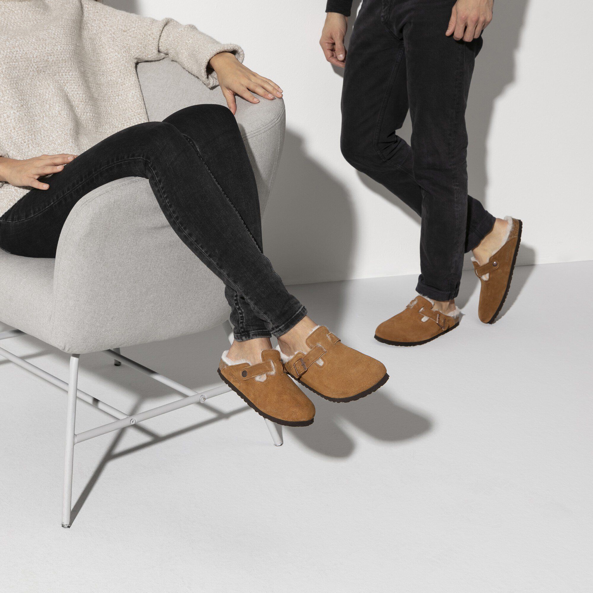 Pelle di Suede con Pelliccia Boston