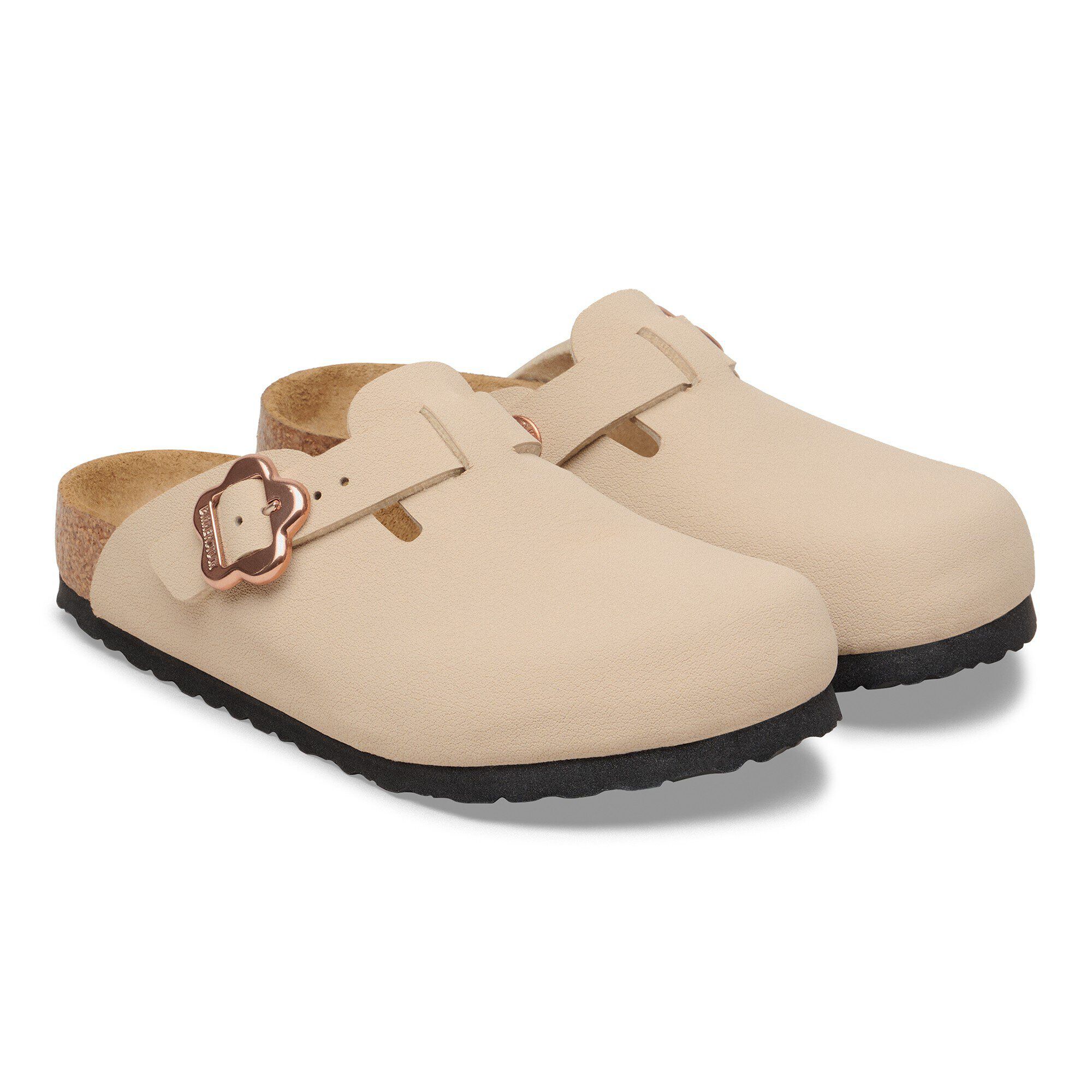 Boston Flower Buckle Bambini Birko-Flor Nubuck