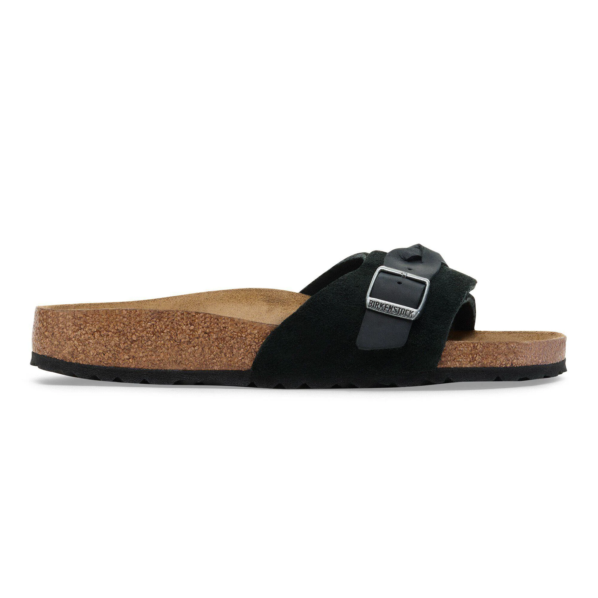 Oita in pelle di suede intrecciata
