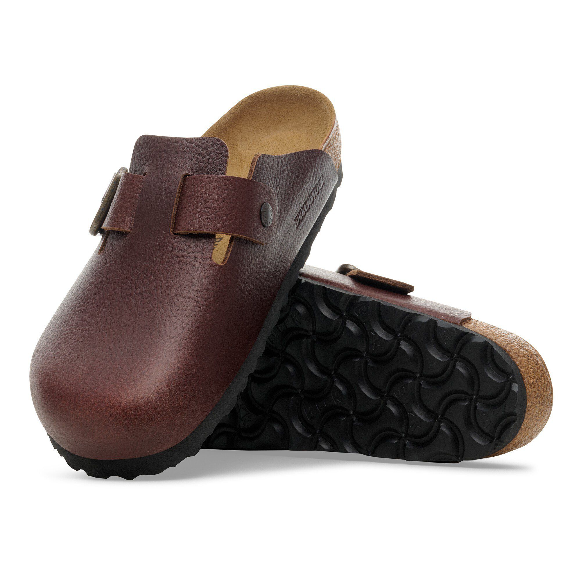 Fibbia in Metallo Boston Pelle Naturale