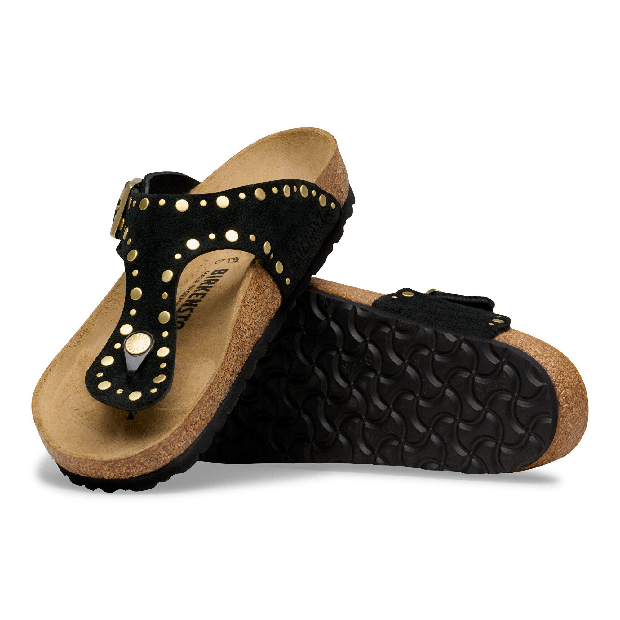 Gizeh Rivet Pelle Suede