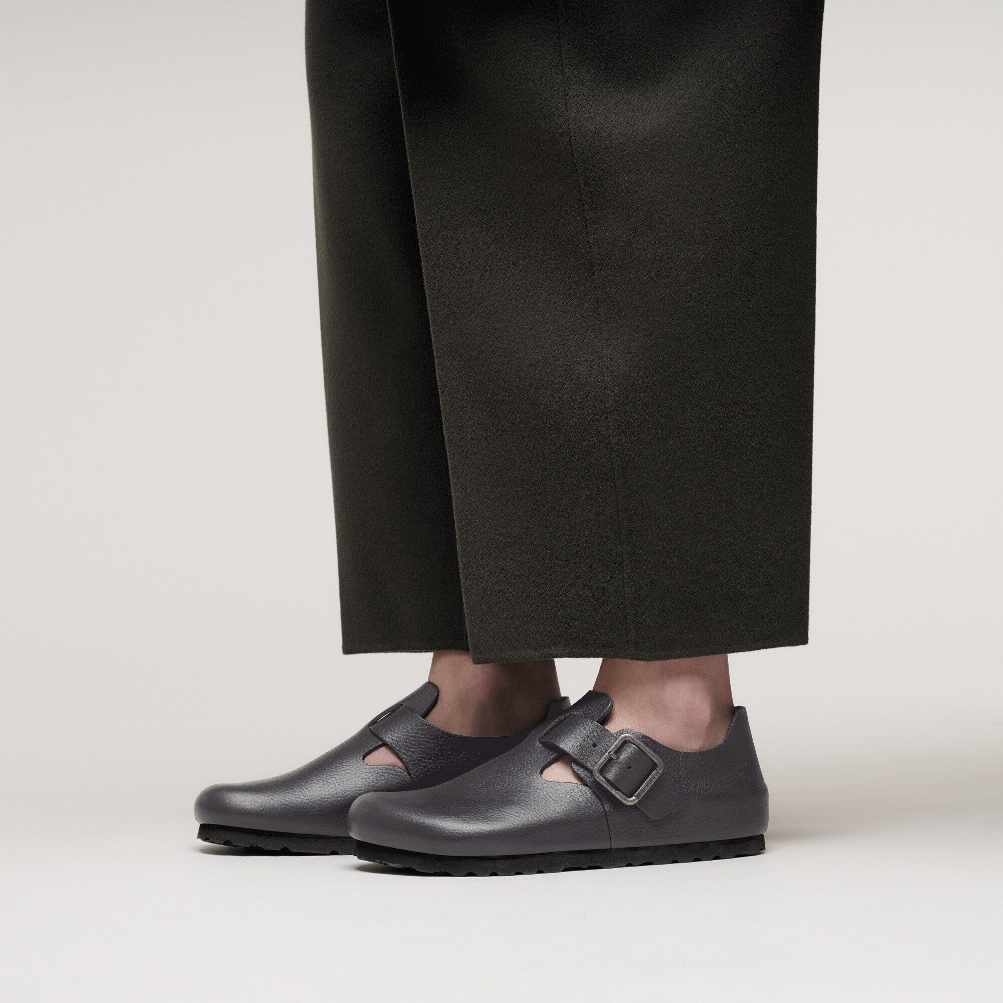 Fibbia in Metallo London Pelle Naturale