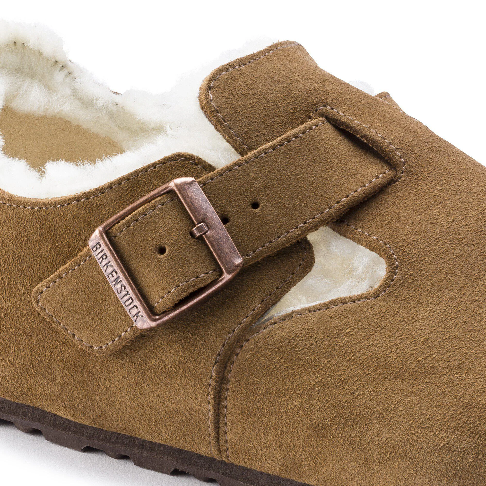 Pelle di Suede con Pelliccia di Agnello London