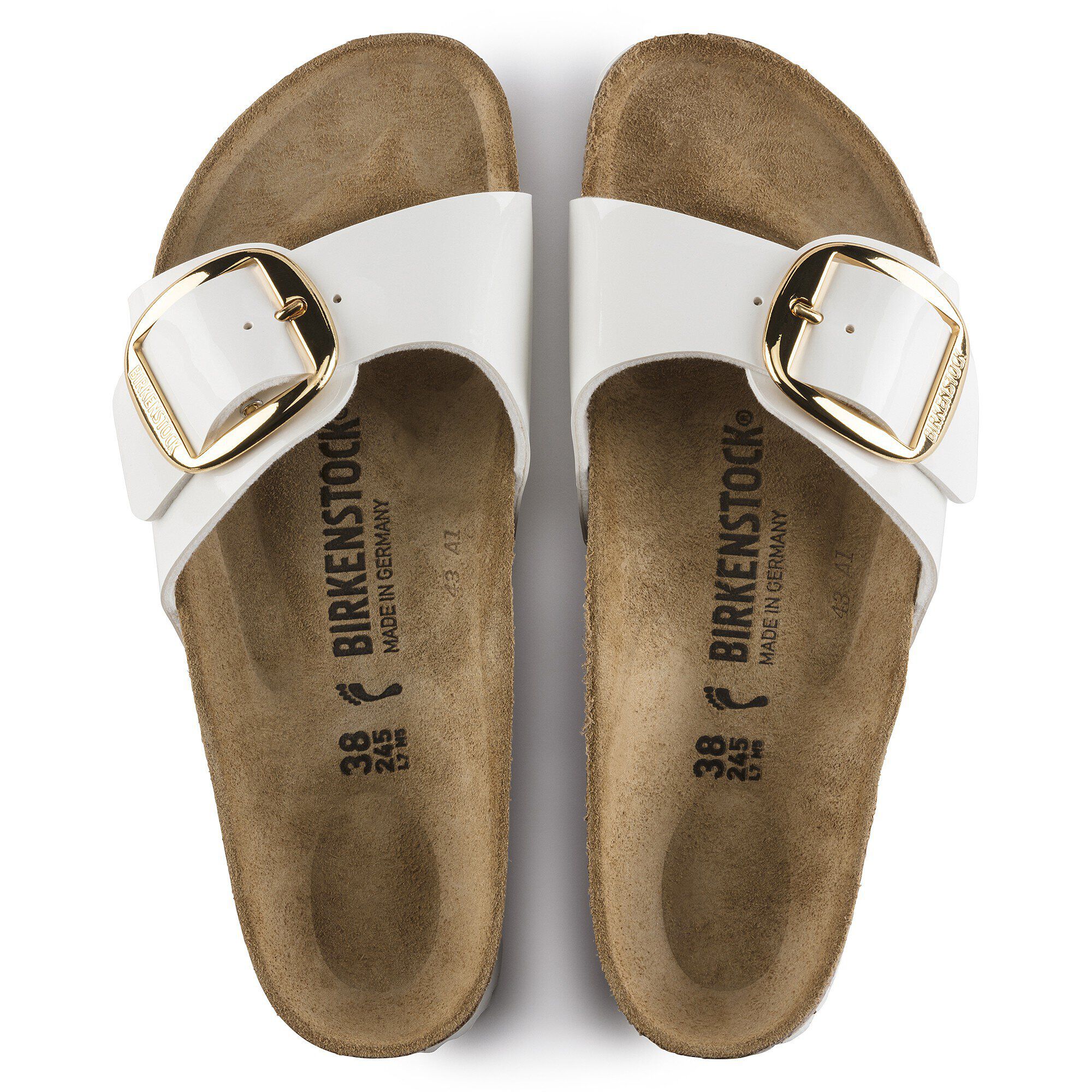 Madrid Big Buckle Birko-Flor Lucido