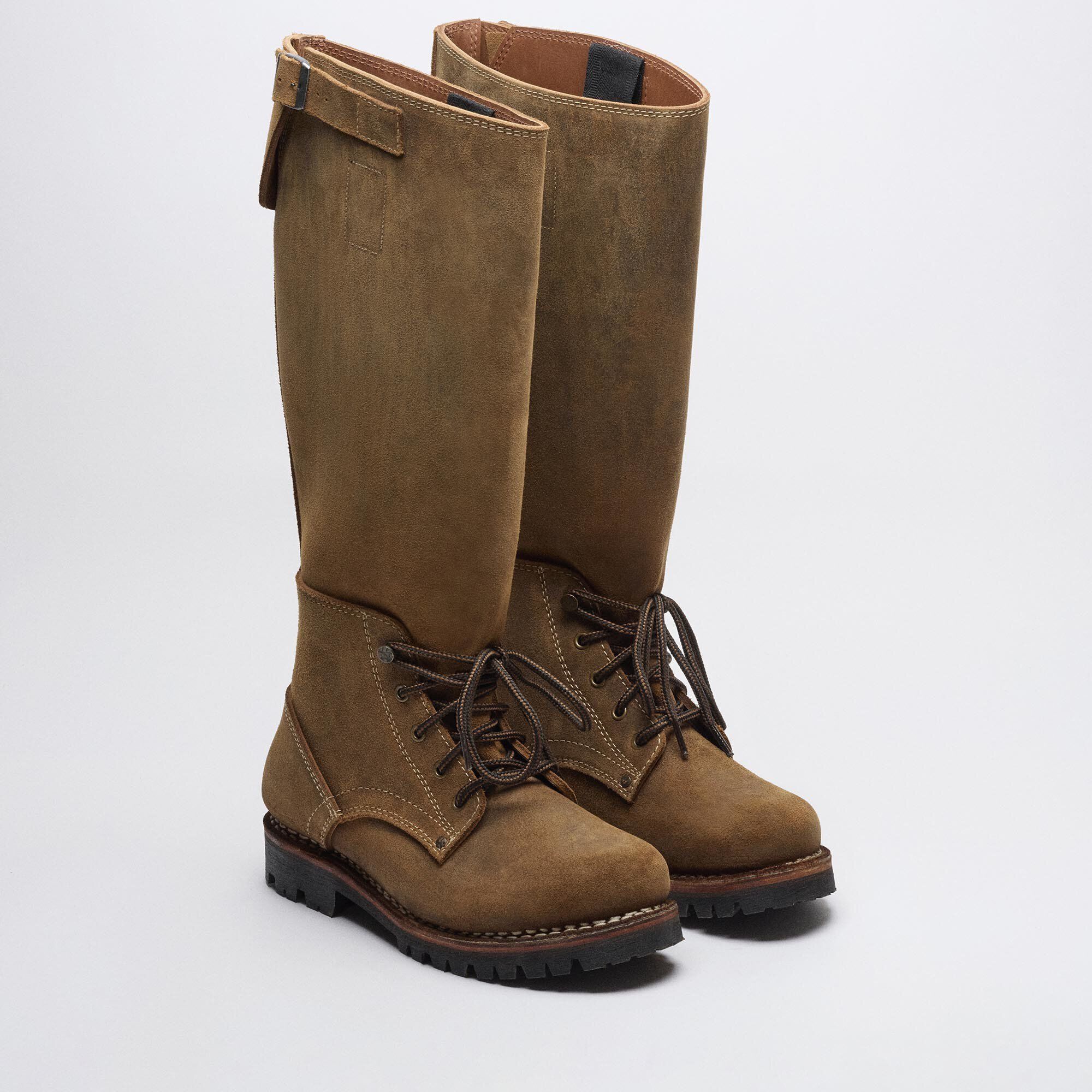 Grainau High in pelle naturale