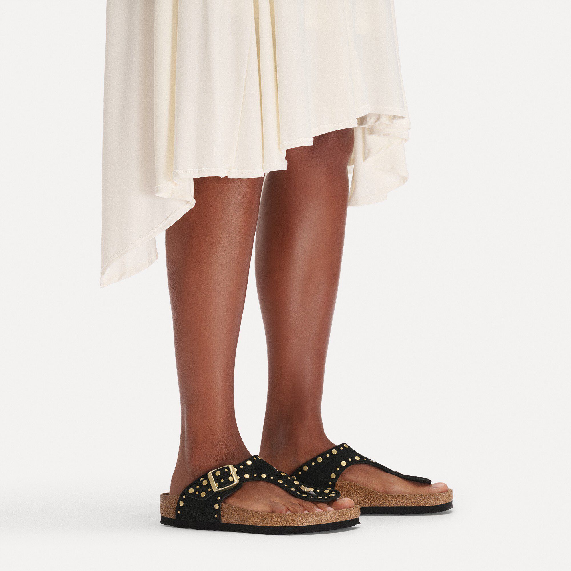 Gizeh Rivet Pelle Suede