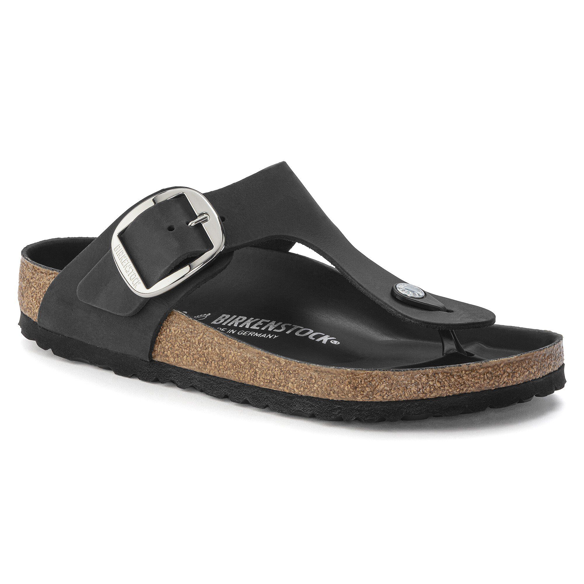 Gizeh Big Buckle Pelle Oliata Naturale