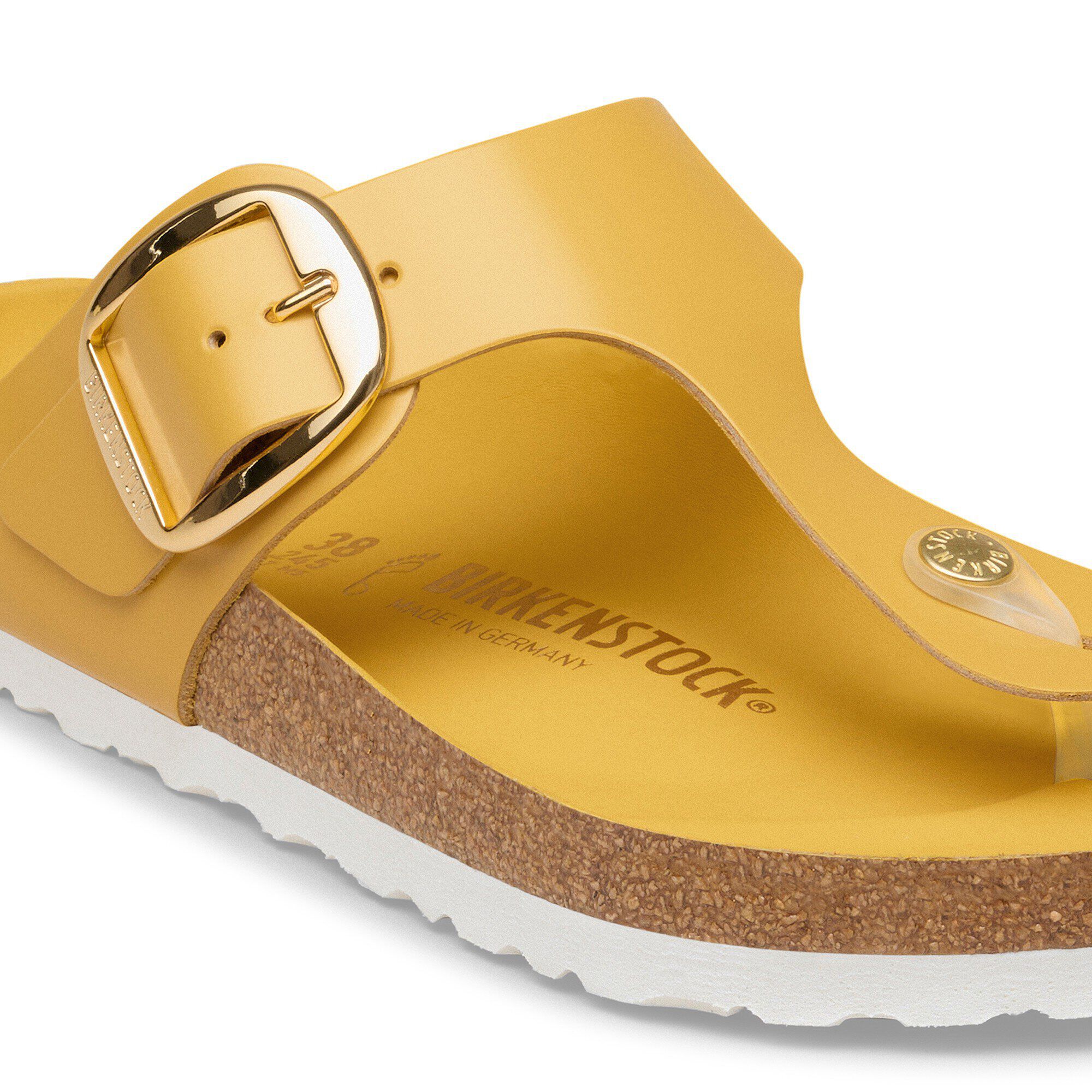 Gizeh Big Buckle Pelle Naturale Lucida