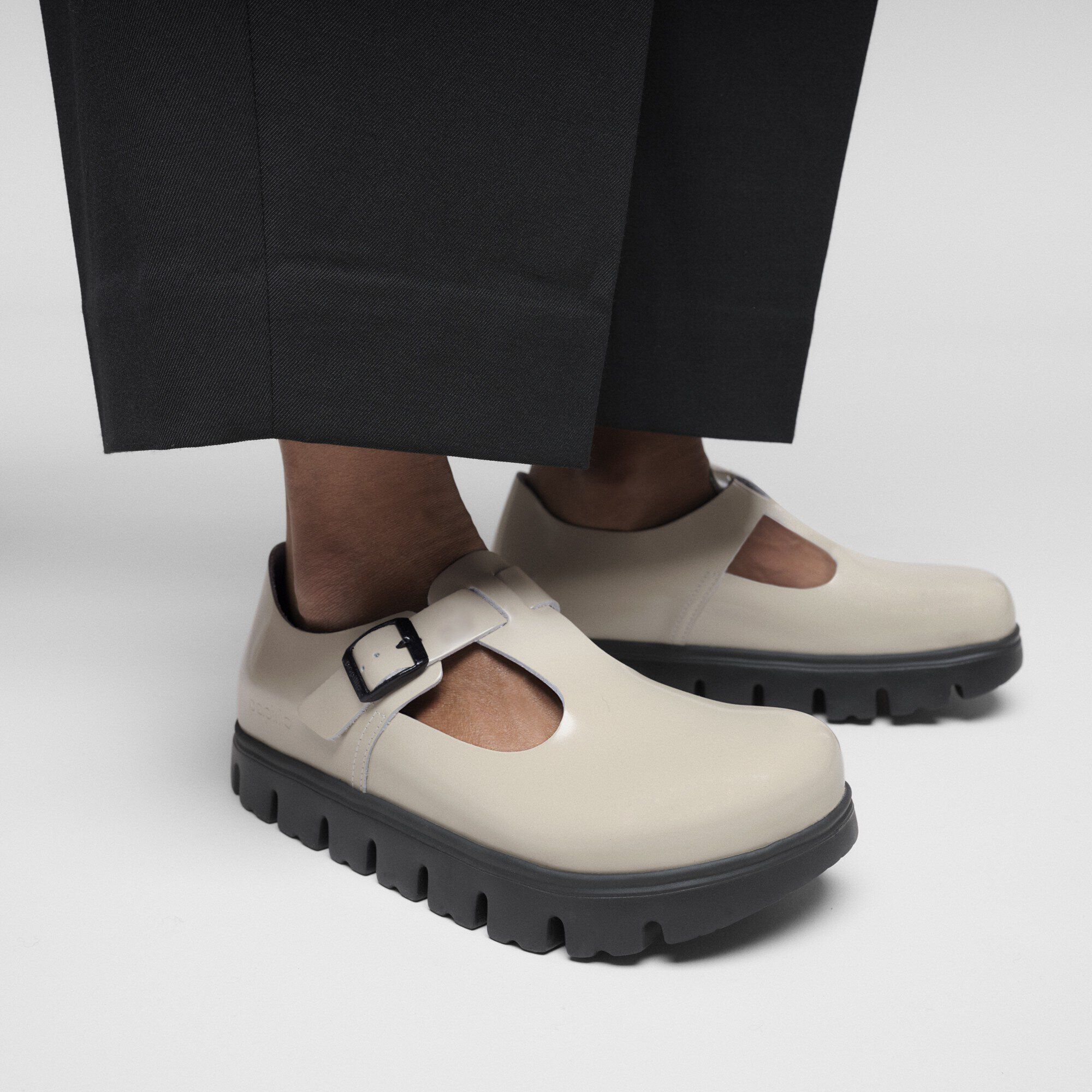 Paris Chunky in Pelle Naturale